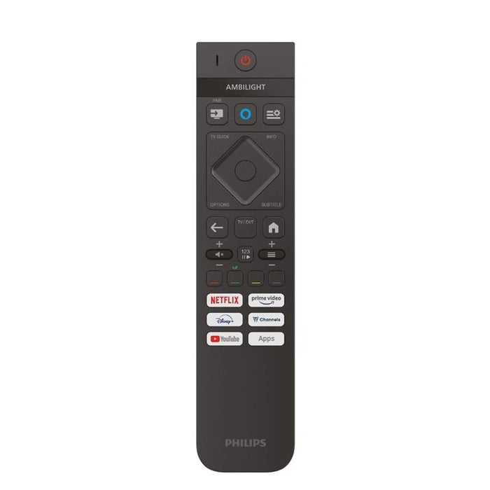Philips 50PUS8510/12, 50" 4K Ultra HD QLED, 3840x2160p, DVB-T/T2/T2-HD/C/S/S2, 60Hz, Ambilight 3, Pixel Precise UHD, 90% DCI, HDR+, Titan OS, Dolby Atmos, Dolby Digital, VRR, 3*HDMI, 2*USB, 802.11ac, 20W RMS, Black