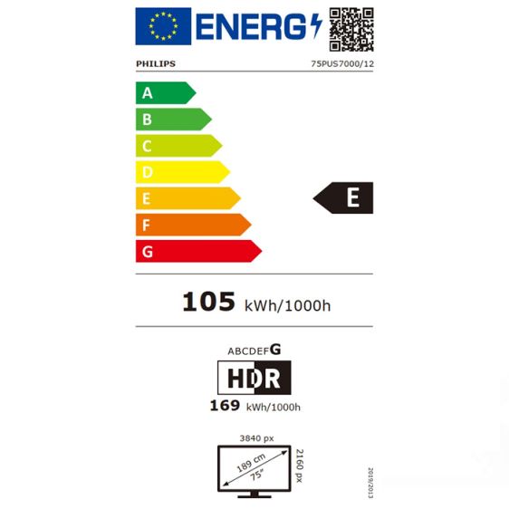 TV PHILIPS 75PUS7000/12, 75"(189 cm), LED 4K Ultra HD, Smart TV, Titan OS