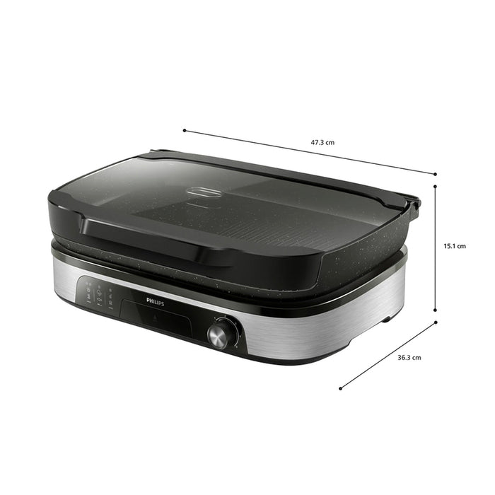 GRILL PHILIPS HD6212/90 2400 W, LID