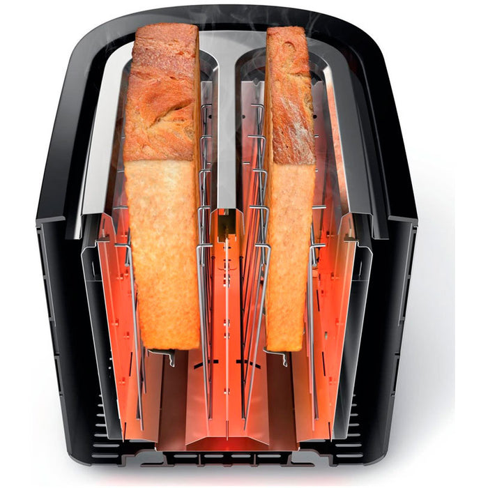 Toaster PHILIPS VIVA COLLECTION HD2637/90 850 W, BLACK