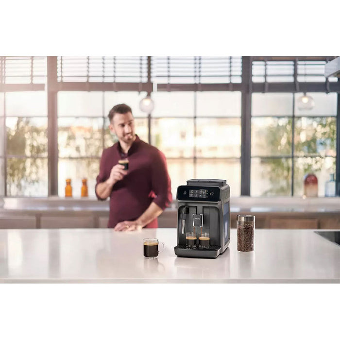 COFFEE MACHINE PHILIPS EP1224/00 1800.00 ml, 15.00 bar, GROUND COFFEE OPTION, CASHMERE GRAY