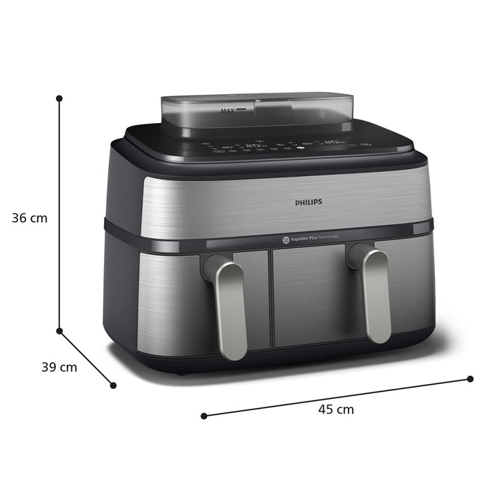 Philips Airfryer 5000 Series NA555/00, 9L Silver EU
