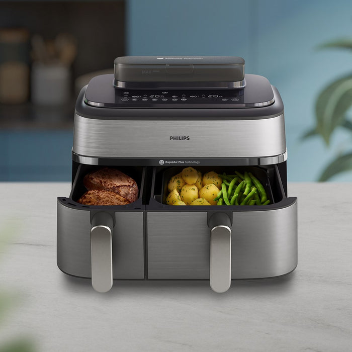 Philips Airfryer 5000 Series NA555/00, 9L Silver EU