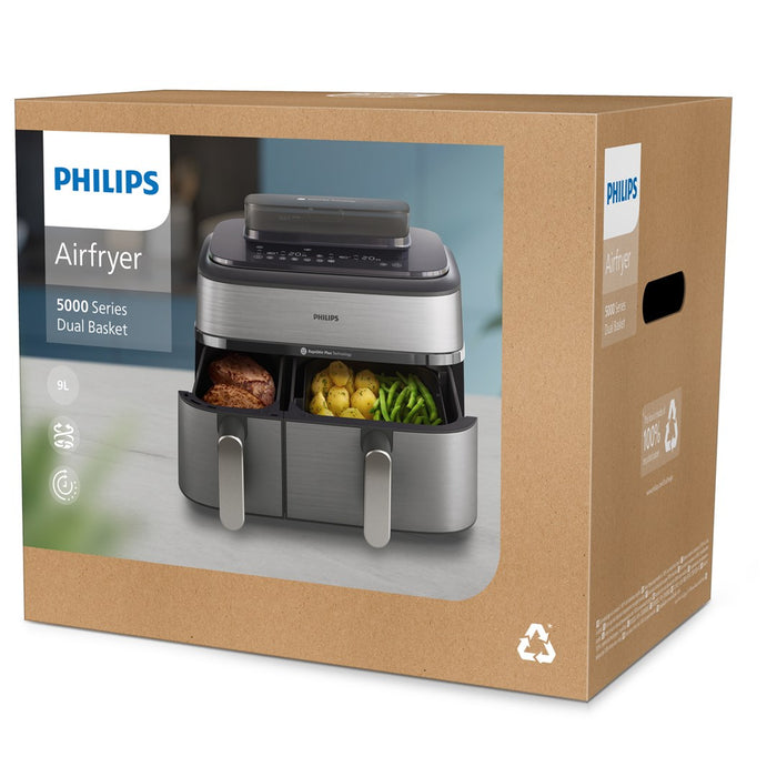 Philips Airfryer 5000 Series NA555/00, 9L Silver EU