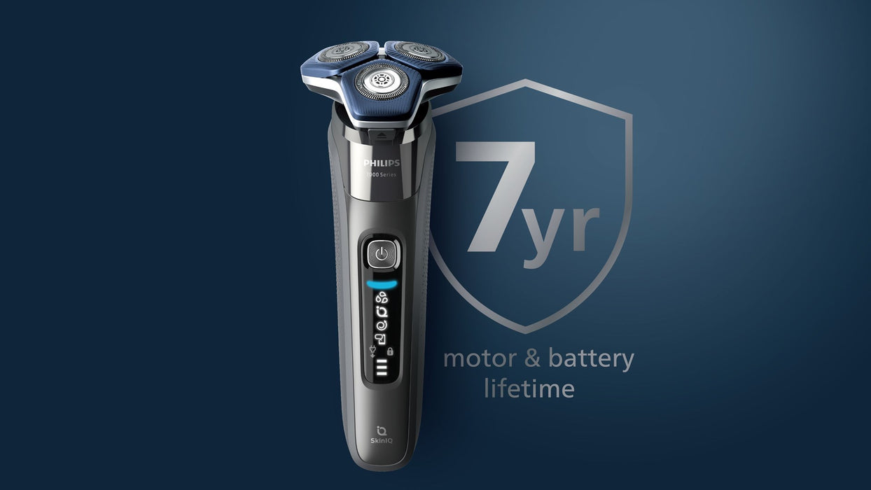 Philips SHAVER Series 7000 S7885/50 men's shaver Rotation shaver Trimmer Black, Blue