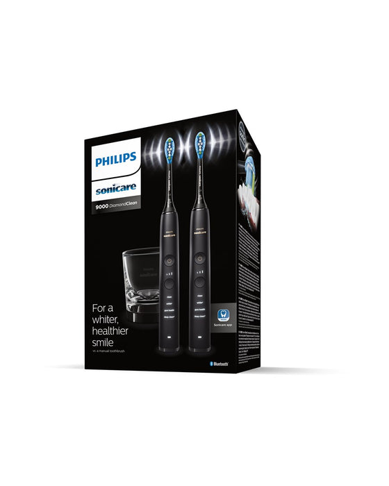 Philips DiamondClean 9000 HX9914/54 2-pack sonic electric toothbrush with chargers & app