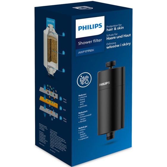 Shower filtration system PHILIPS AWP1775BK/10
