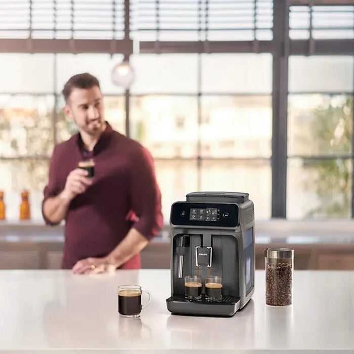 PHILIPS Fully automatic espresso machine 1200 series grey