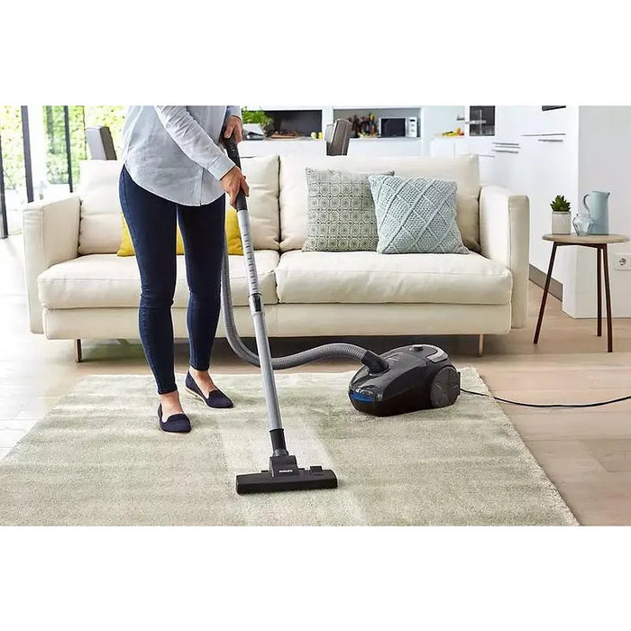 Philips PowerGo Vacuum cleaner with bag, anti-allergy filter retains 99.9 of the particles - ECARF certified, blue