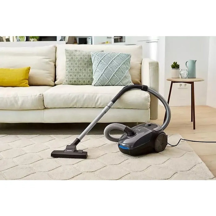 Philips PowerGo Vacuum cleaner with bag, anti-allergy filter retains 99.9 of the particles - ECARF certified, blue