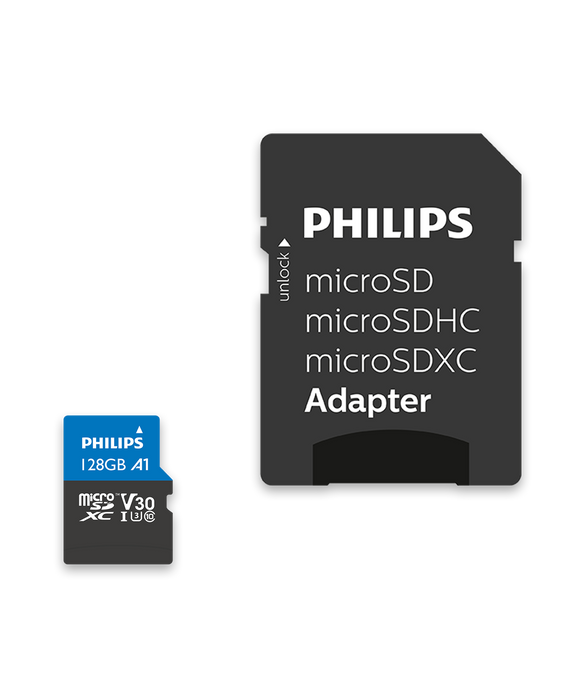 Philips Micro SDHC Card 128GB Class 10 UHS-I U3