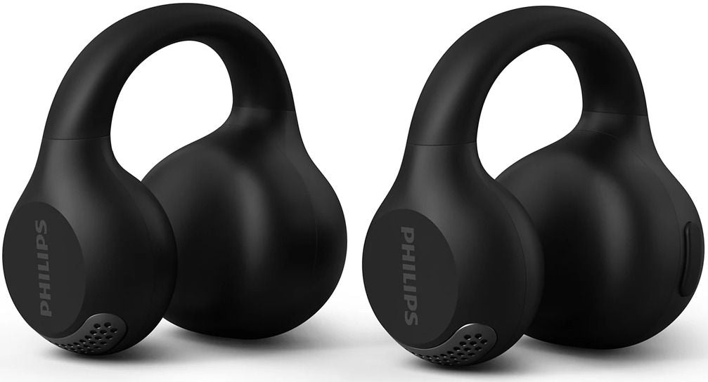 PHILIPS Bluetooth Open-Ear Headphones up to 28 hours playtime black