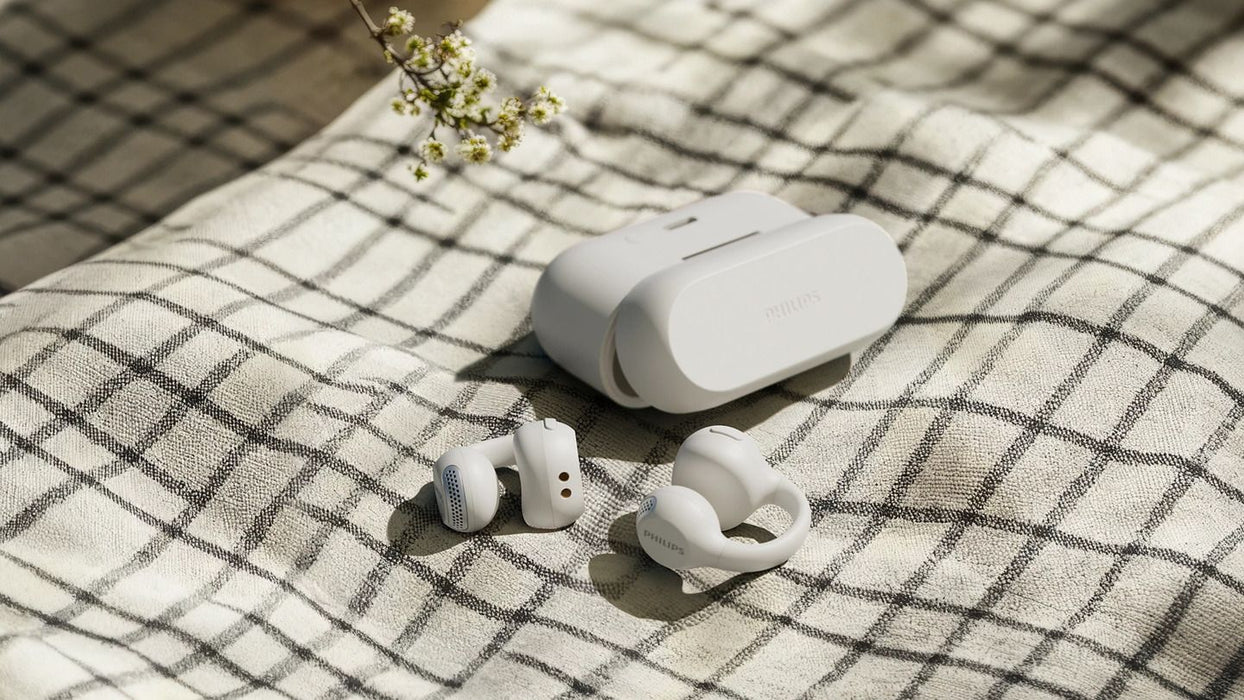 PHILIPS Bluetooth Open-Ear Headphones up to 28 hours playtime black