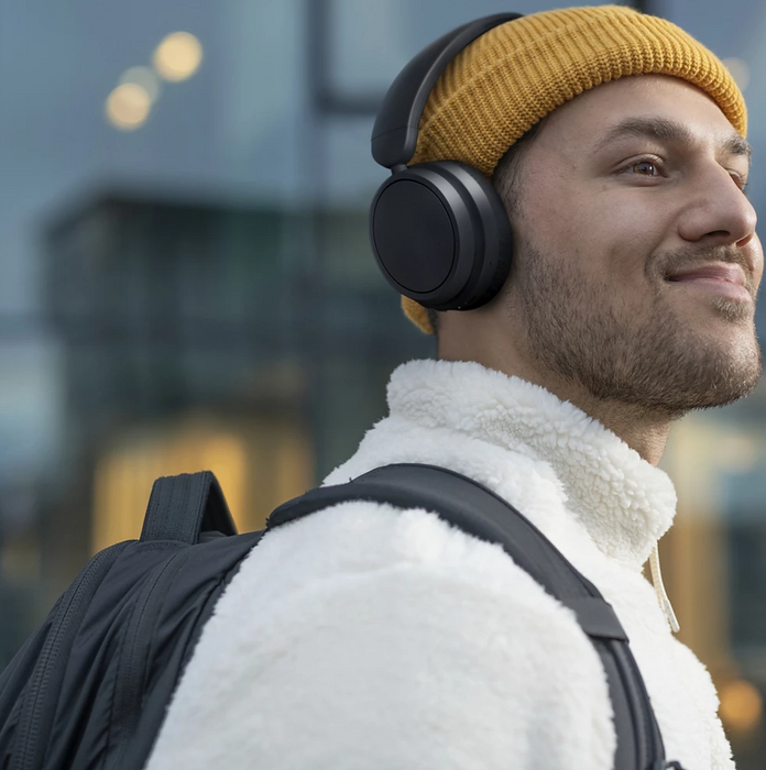 PHILIPS Wireless On Ear Headphone with mic 40mm drivers/closed-back black