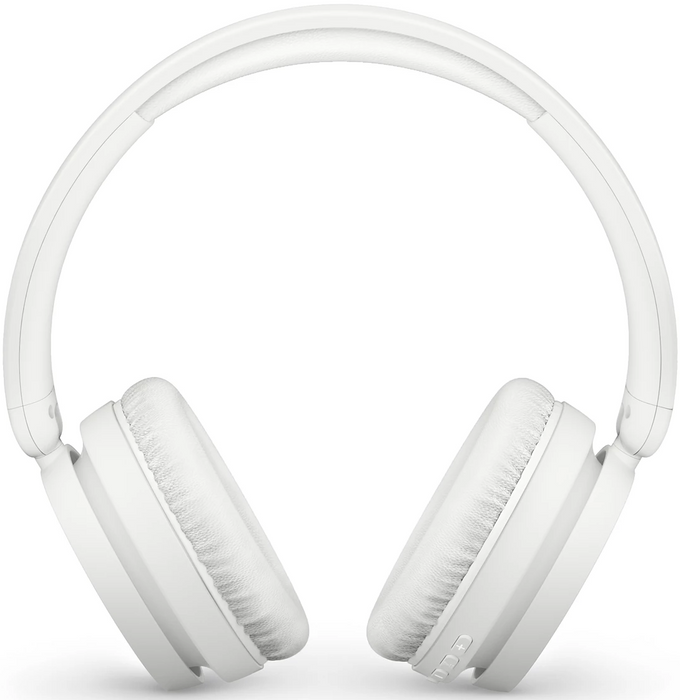 PHILIPS Wireless On Ear Headphone with mic 40mm drivers/closed-back white