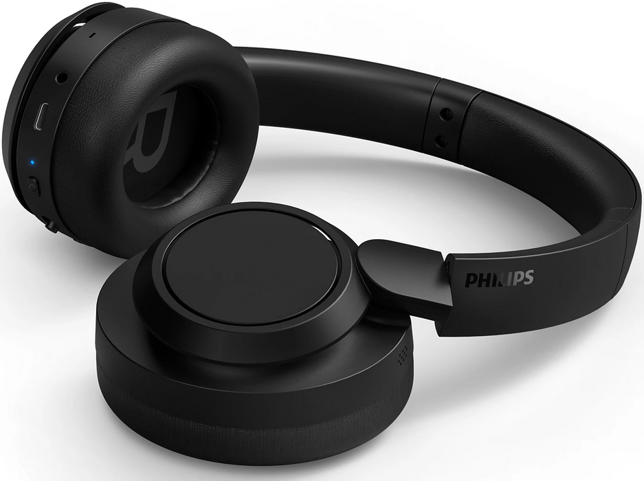 PHILIPS Wireless On Ear Headphone with mic 40mm noise canceling Pro drivers/closed-back black