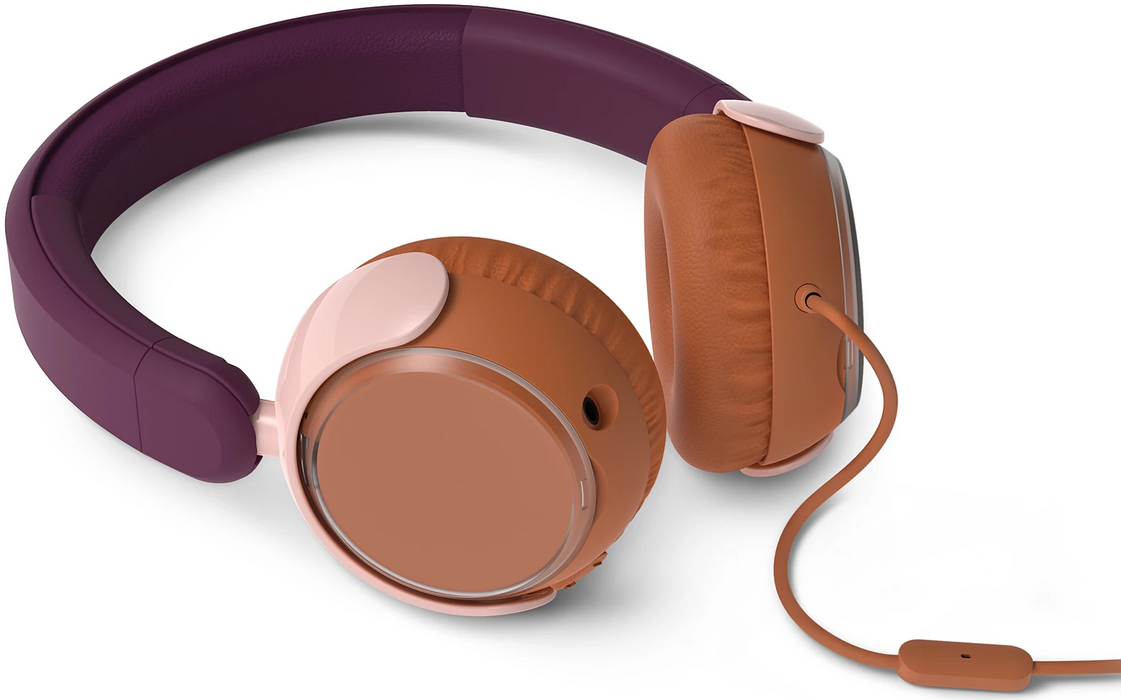 PHILIPS Kids Bluetooth headphones maximum volume limited to 85 dB Magenta Purple