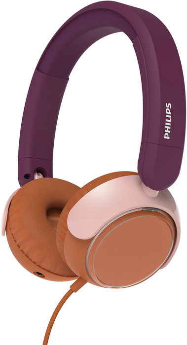 PHILIPS Kids Bluetooth headphones maximum volume limited to 85 dB Magenta Purple