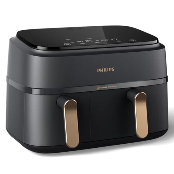 PHILIPS Airfryer with double basket NA352/04