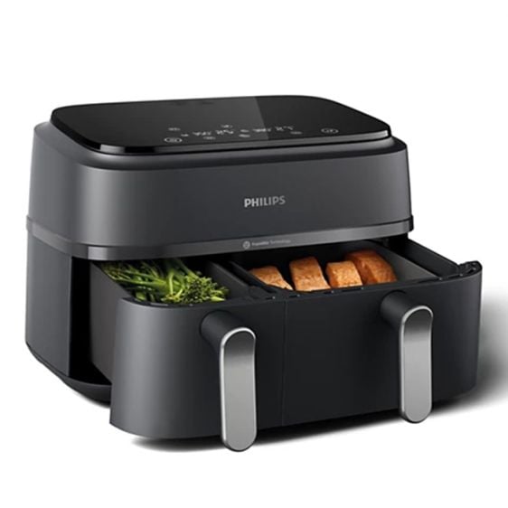 PHILIPS Airfryer with double basket NA352/04