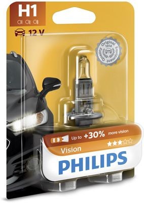PHILIPS PREMIUM H1 3200K 55W 12V CARTON BLISTER 1 PCS