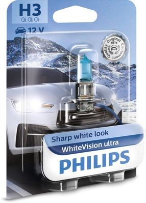PHILIPS WHITEVISON ULTRA H3 5000K 55W 12V CARTON BLISTER 1 PCS