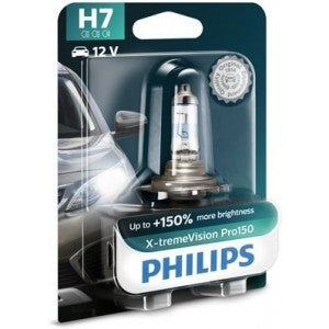 PHILIPS X-TREMEVISION PRO150 H7 3400K 55W 12V CARTON BLISTER 1 PCS