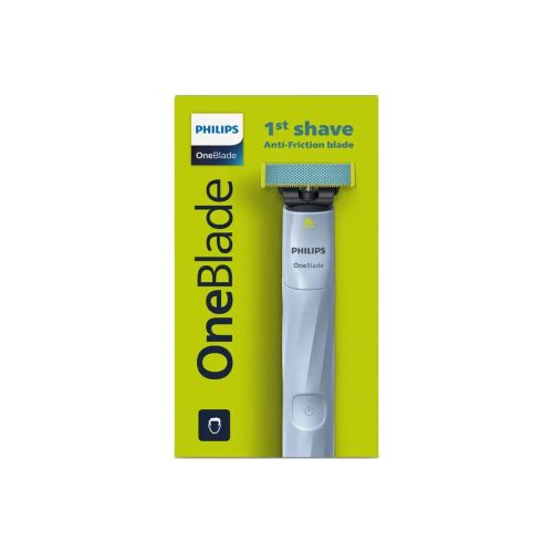 Philips Shaver OneBlade 1st Shave with Anti Friction Blade QP1324/20 Blue EU