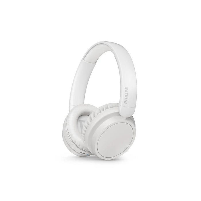 PHILIPS Wireless On Ear Headphone with mic 40mm drivers/closed-back white