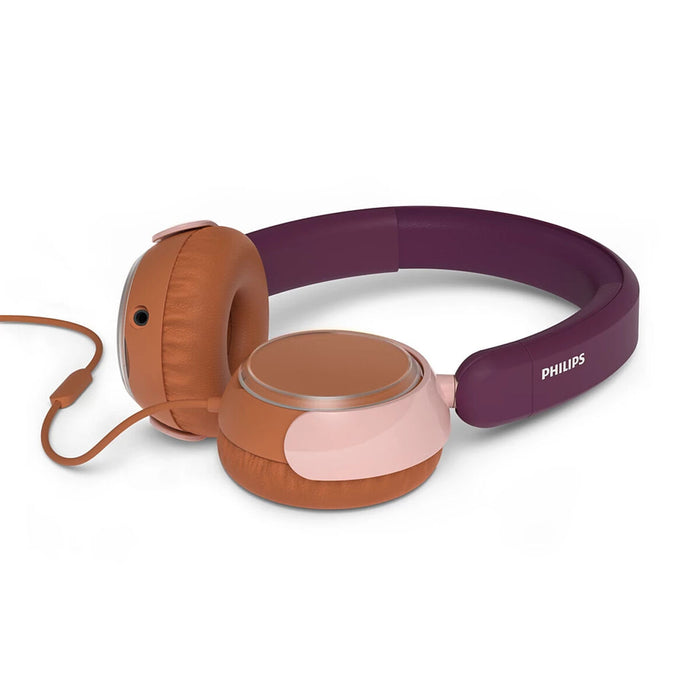 PHILIPS Kids Bluetooth headphones maximum volume limited to 85 dB Magenta Purple