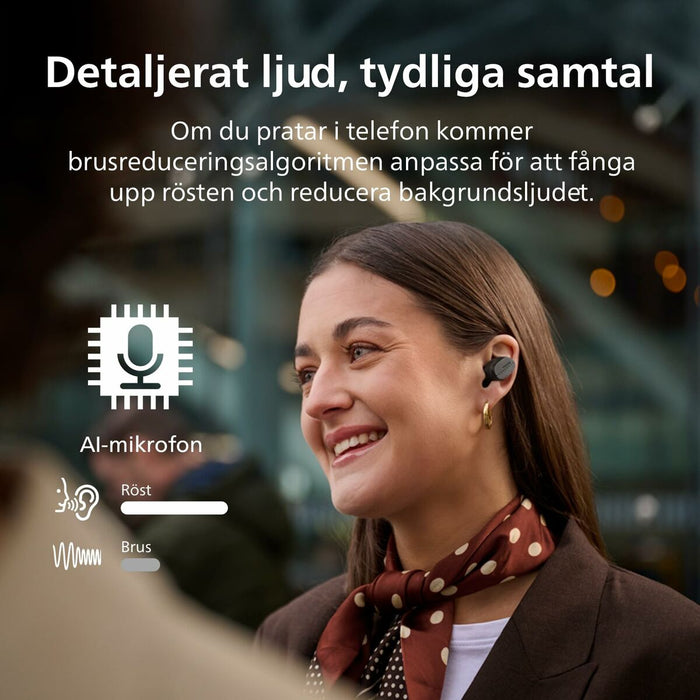 Headphones Philips TAT5000BK/00 Black