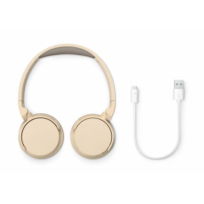PHILIPS Headphones with mic up to 25 hours playtime beige