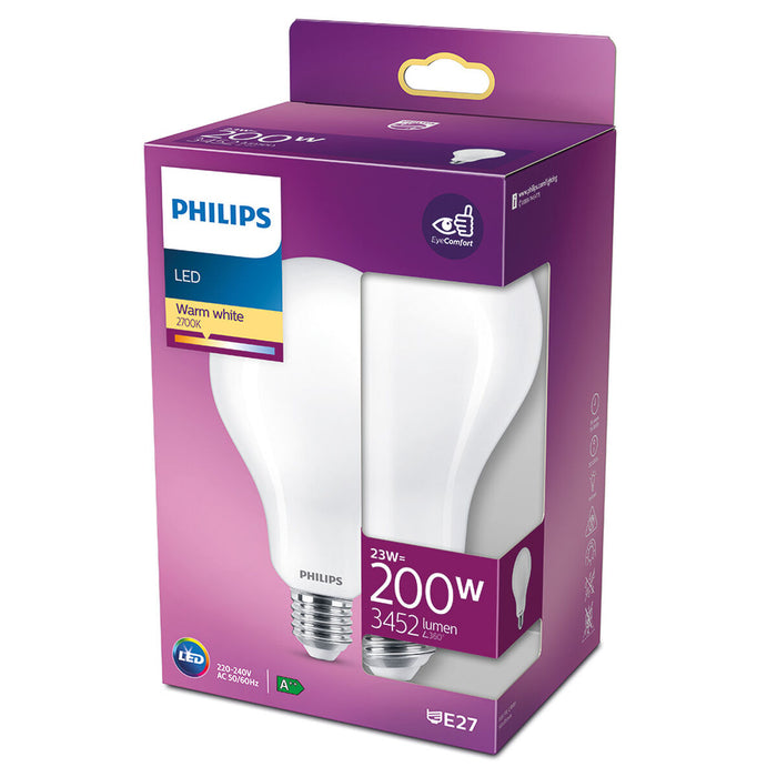 LED lamp Philips Standard D 23 W E27 3452 Lm Ø 9,5 x 16,5 cm (2700 K)