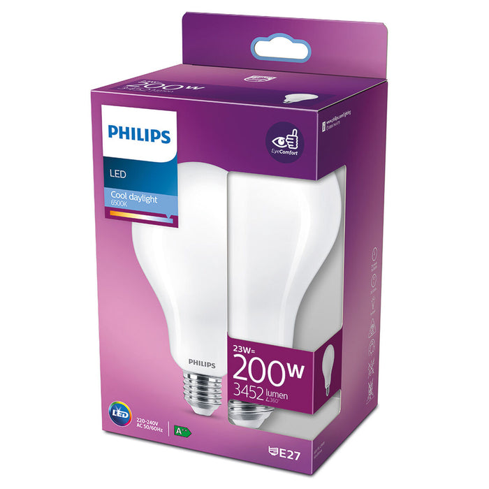LED lamp Philips Standard D 23 W E27 3452 Lm Ø 9,5 x 16,5 cm (6500 K)