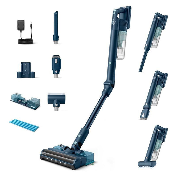 Cordless vacuum cleaner for dry and wet cleaning PHILIPS XC5244/10