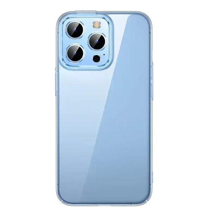 Phone case Baseus Crystal for iPhone 13 Pro (transparent) with all-tempered-glass screen protector and cleaning kit