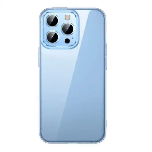 Phone case Baseus Crystal for iPhone 13 Pro (transparent) with all-tempered-glass screen protector and cleaning kit