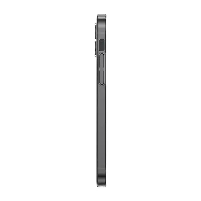 Phone case Baseus Magnetic Crystal Clear for iPhone 12 (transparent) with all-tempered-glass screen protector