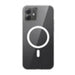Phone case Baseus Magnetic Crystal Clear for iPhone 12 (transparent) with all-tempered-glass screen protector