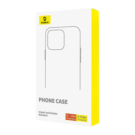 Phone Case Baseus SkyRing Magnetic with Stand for iP 14 Pro Max + tempered-glass and cleaning kit (black) - Protective