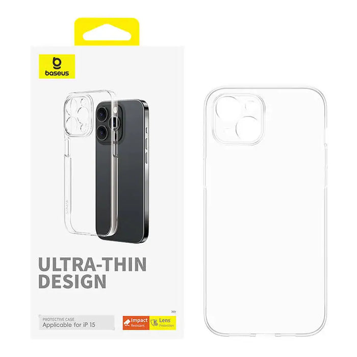 Phone Case for iPhone 15 Baseus OS-Lucent Series (Clear) - Protective cases for smartphones<<<Cases<<<GSM