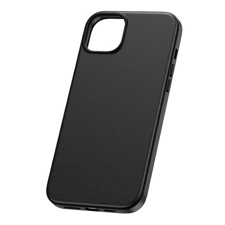 Phone Case for iPhone 15 Pro Baseus Fauxther Series (Black) - Protective cases for smartphones<<<Cases<<<GSM