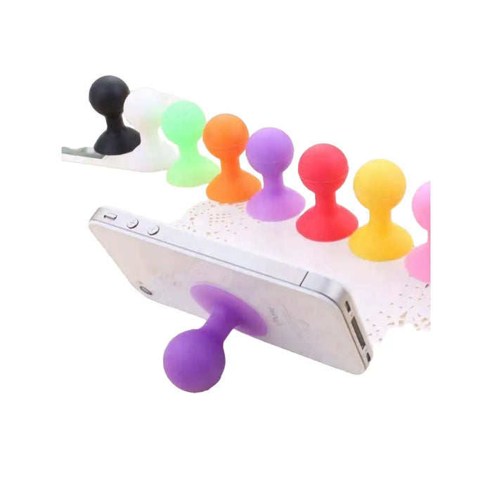 Phone holder with a round head - red - Cell phone holders<<<HurtelXML