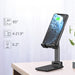 Phone stand Choetech H88-BK (black) - Cell phone holders<<<HurtelXML&&&Bases and stands<<<stands<<<tripods<<<Selfie
