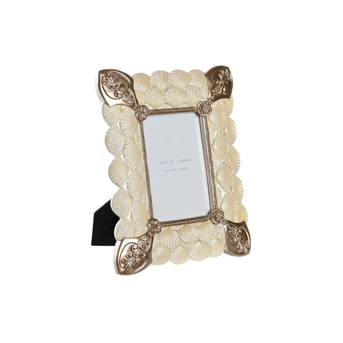 Photo frame DKD Home Decor 20,4 x 2,5 x 26 cm Copper White Resin Romantic - Декорация и Осветление<<<Дом