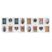 Photo frame DKD Home Decor 8 photos Crystal White PP (58 x 2 x 37,5 cm) (2 Units) - Декорация и Осветление<<<Дом