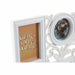 Photo frame DKD Home Decor 8 photos Crystal White PP (58 x 2 x 37,5 cm) (2 Units) - Декорация и Осветление<<<Дом