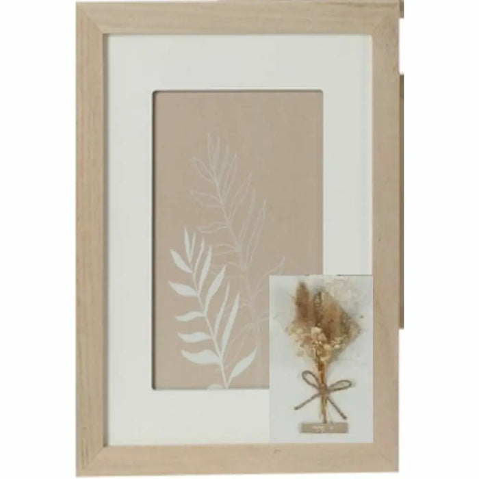 Photo frame DKD Home Decor Crystal Natural Shabby Chic (15 x 1 x 20 cm) (22 x 1 x 27 cm) - Декорация и Осветление<<<Дом