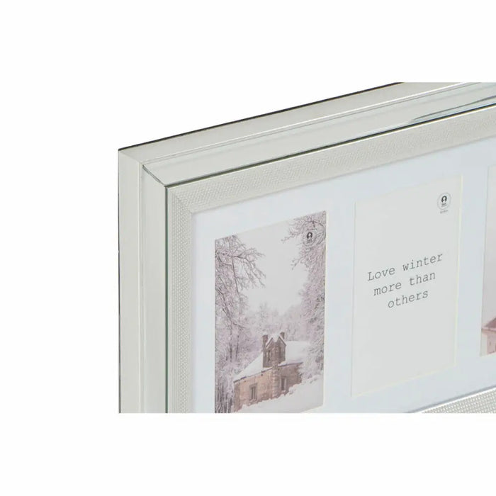 Photo frame DKD Home Decor Crystal polystyrene Golden Silver Traditional 47 x 2 x 29 cm (2 Units) - Декорация и