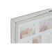 Photo frame DKD Home Decor Golden Silver Aluminium Crystal polystyrene Traditional 47 x 2 x 40 cm (2 Units) - Декорация